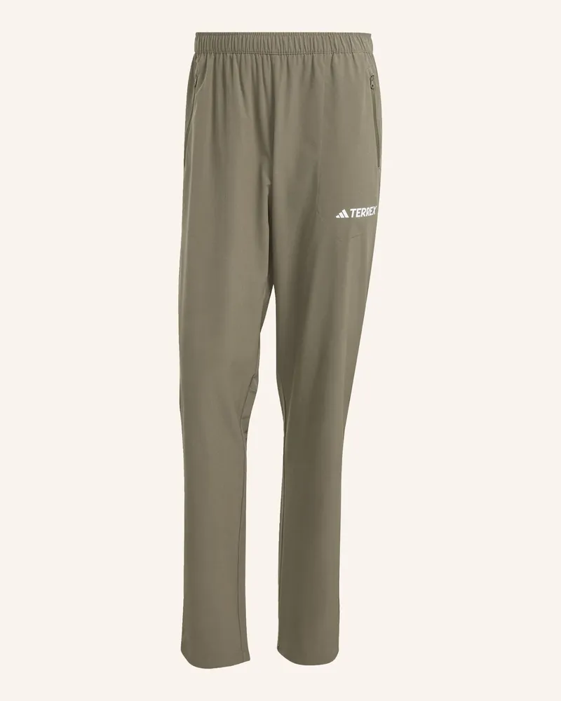 adidas MULTI ESSENTIALS STRETCH HOSE Grün