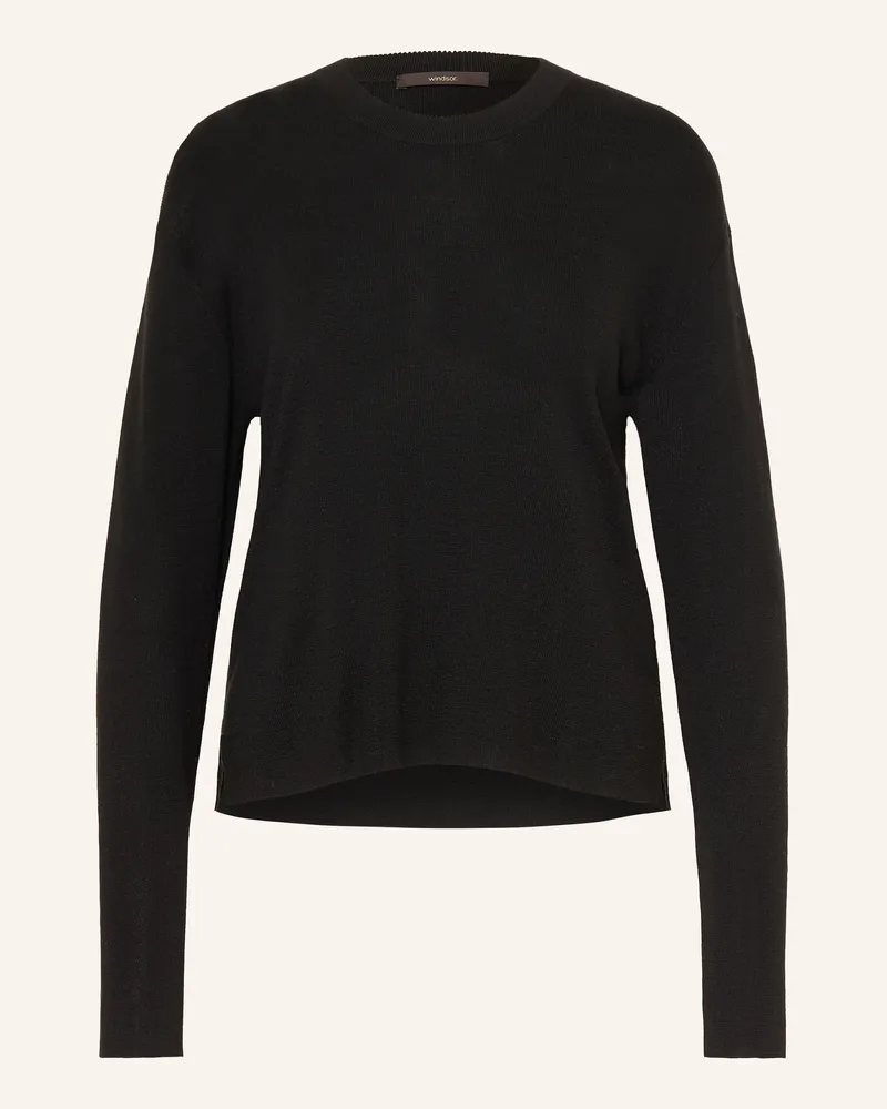 windsor. Pullover schwarz Schwarz