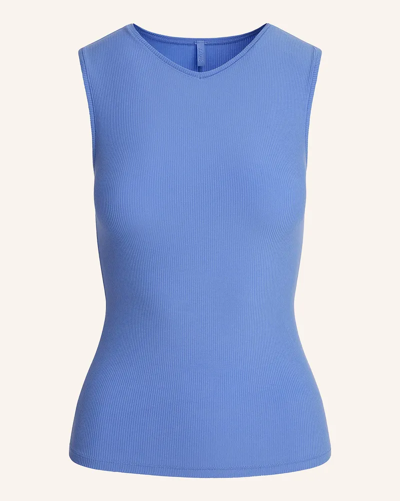 SKIMS Lounge-Top Soft Lounge blau Cielo