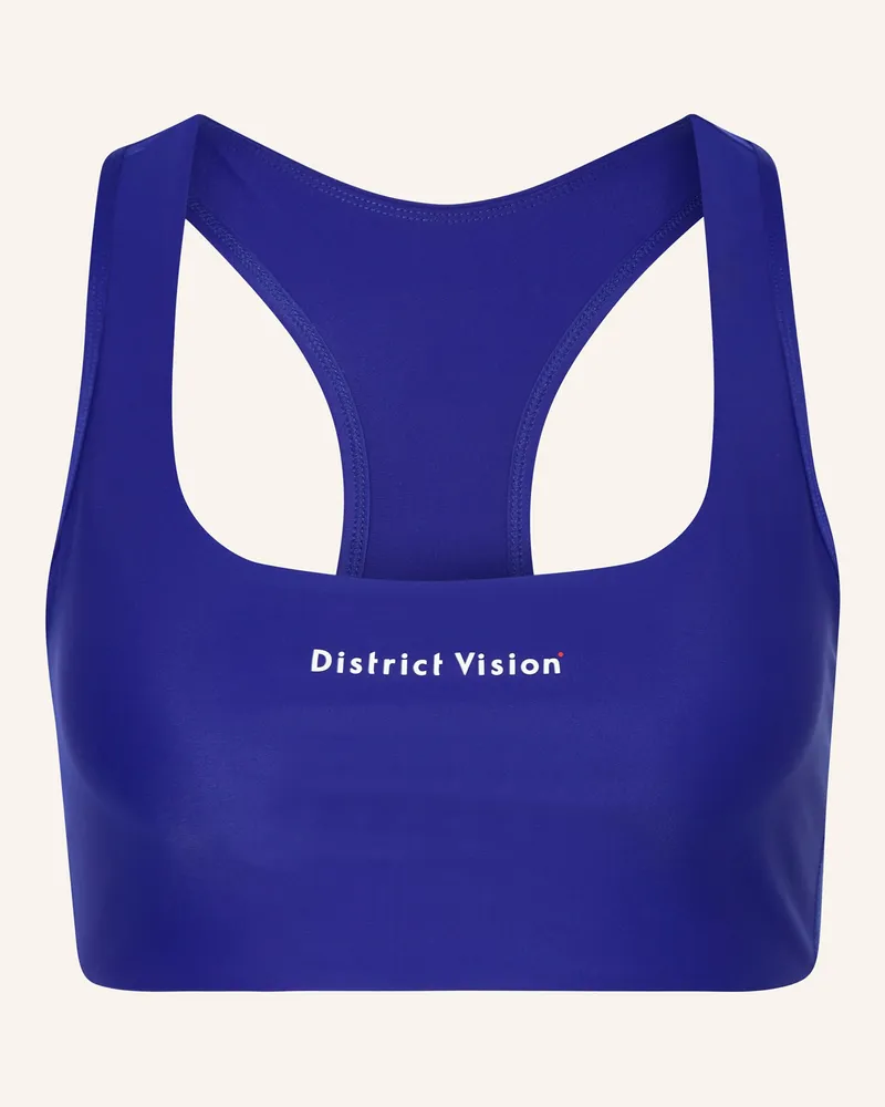 District Vision Sport-BH TWIN LAYER Blau