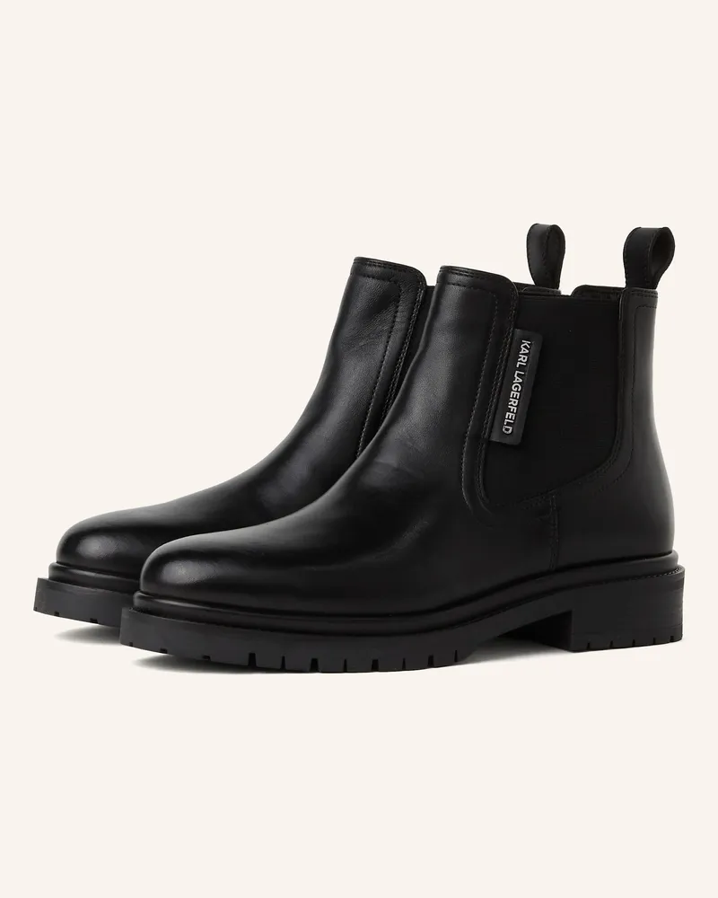 Karl Lagerfeld Stiefel Schwarz