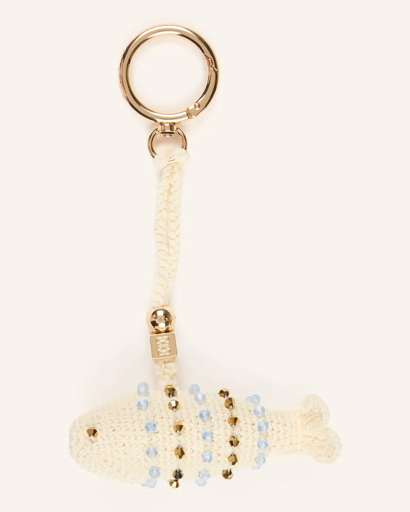 Sandro Schlüsselanhänger weiss Creme
