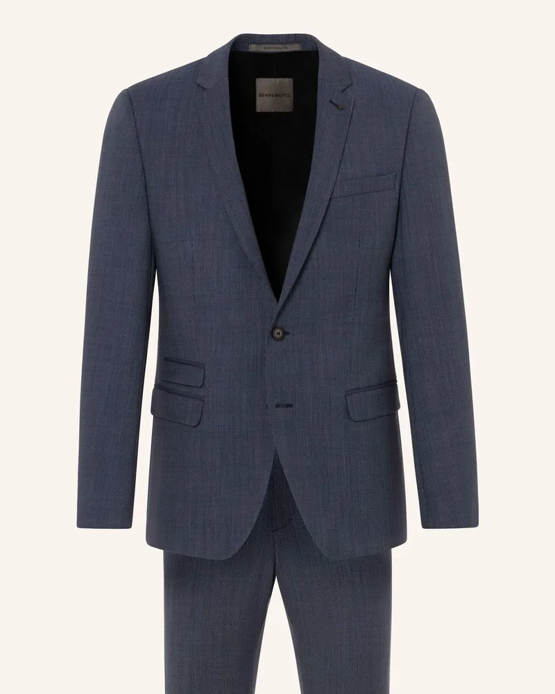 Benvenuto Anzug Oscar Iago blau Blau