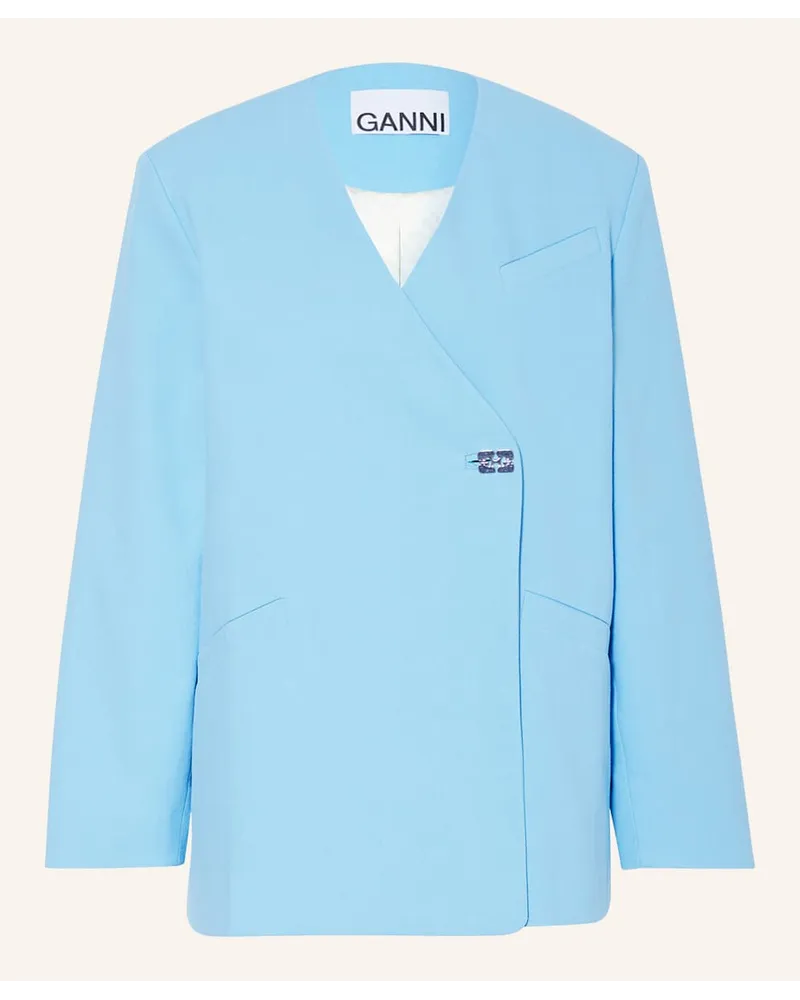 Ganni Blazer Blau