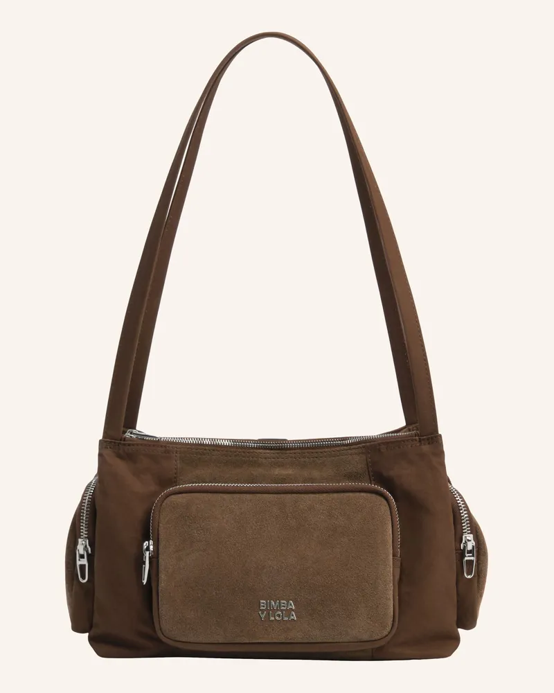 BIMBA Y LOLA Schultertasche braun Braun