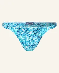 Vilebrequin Bralette-Bikini-Top FLOWERS TIE & DIE FRAZ Blau