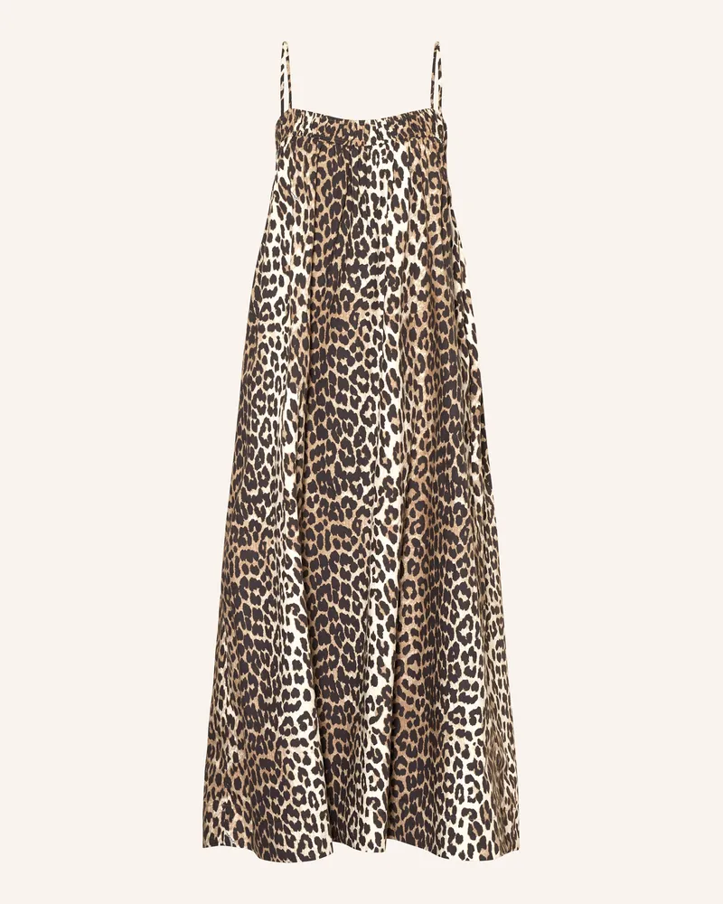 Ganni Kleid Dunkelbraun