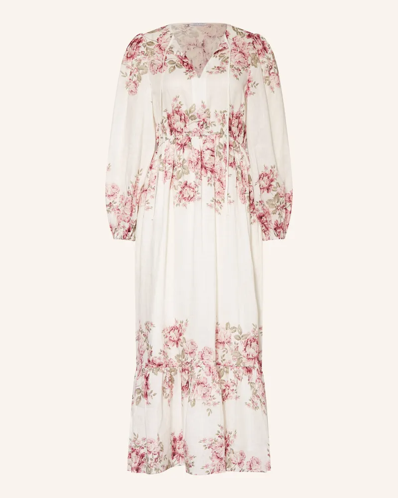 Mrs & HUGS Leinenkleid Weiss