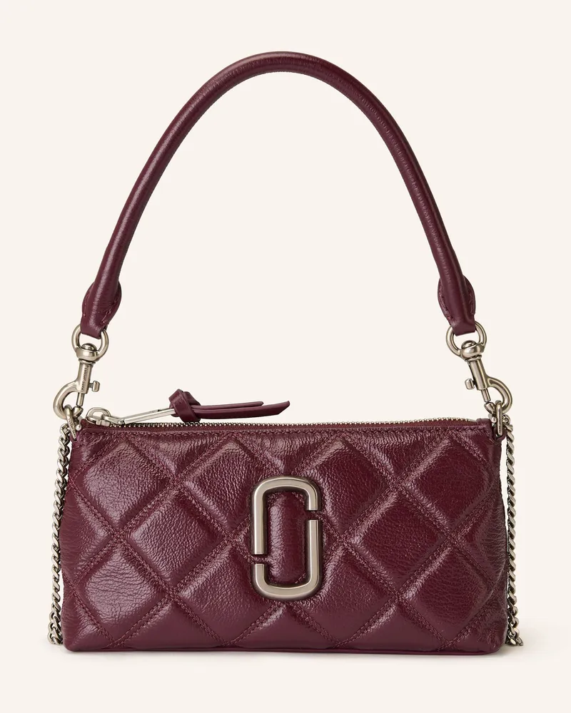 Marc Jacobs Handtasche THE QUILTED SNAPSHOT Dunkelrot