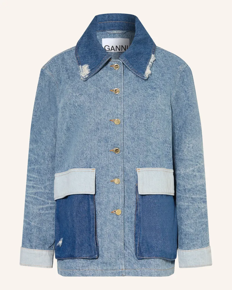Ganni Jeansjacke blau 567