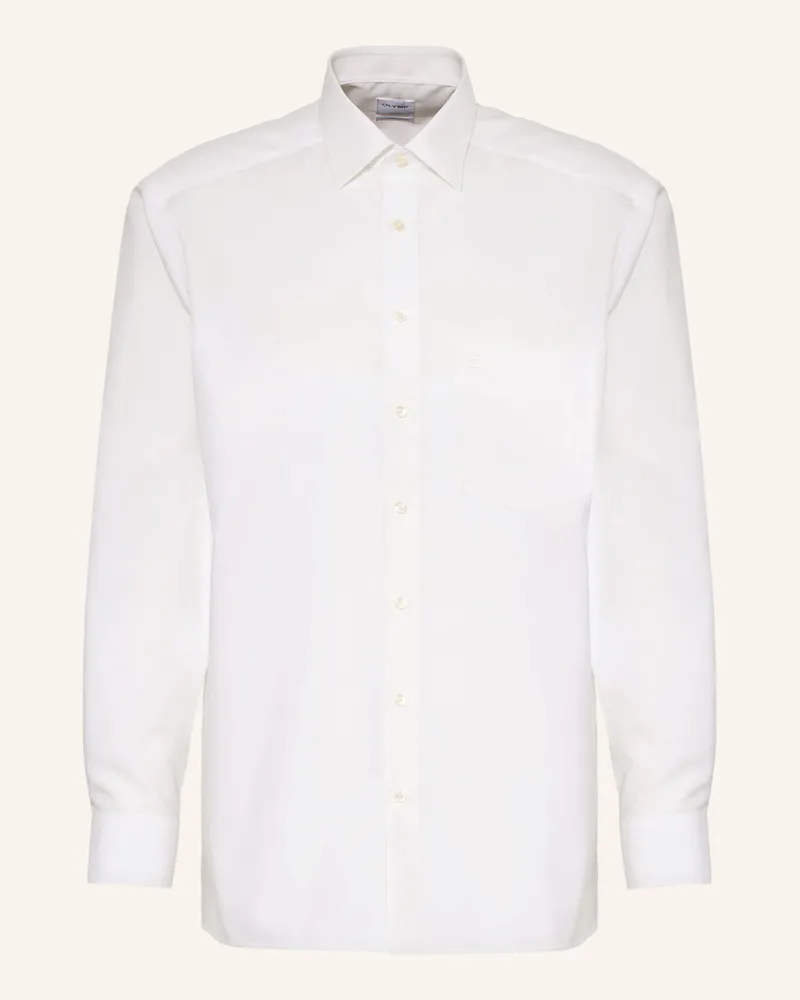 Olymp Hemd Luxor Comfort Fit weiss Weiss