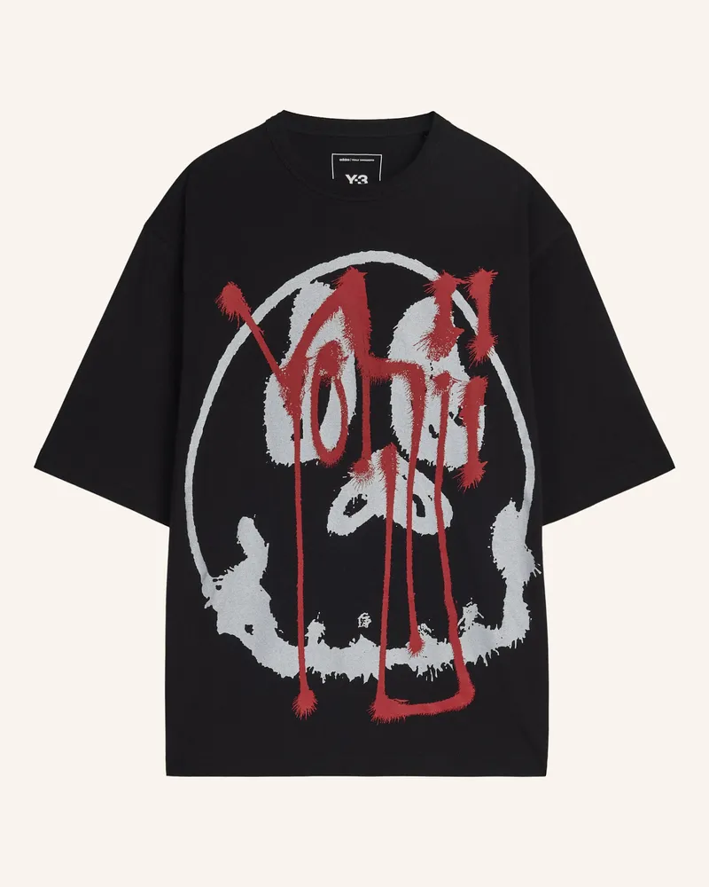 Y-3 Y-3 Chito Grafik T-Shirt schwarz Schwarz