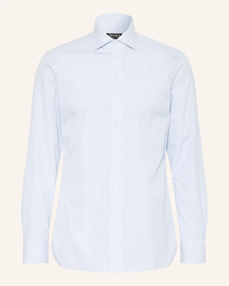 Ermenegildo Zegna Hemd Regular Fit blau Hellblau
