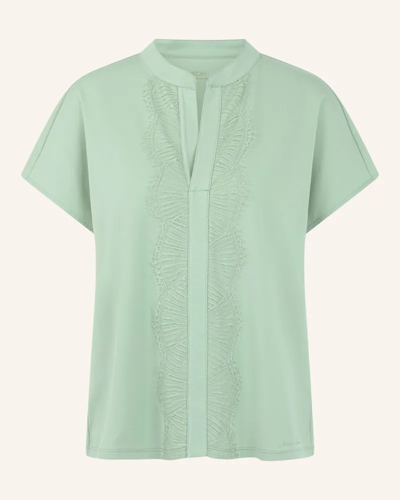 Marc Cain T-Shirt Mit Spitze gruen Mint