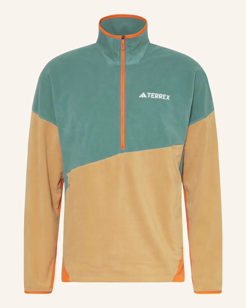 adidas Fleece-Troyer Terrex Multi Climawarm Fleece gruen Petrol