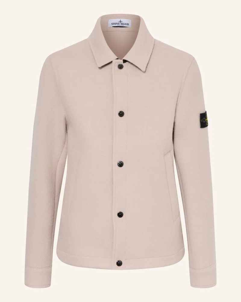Stone Island Overjacket beige Helllila