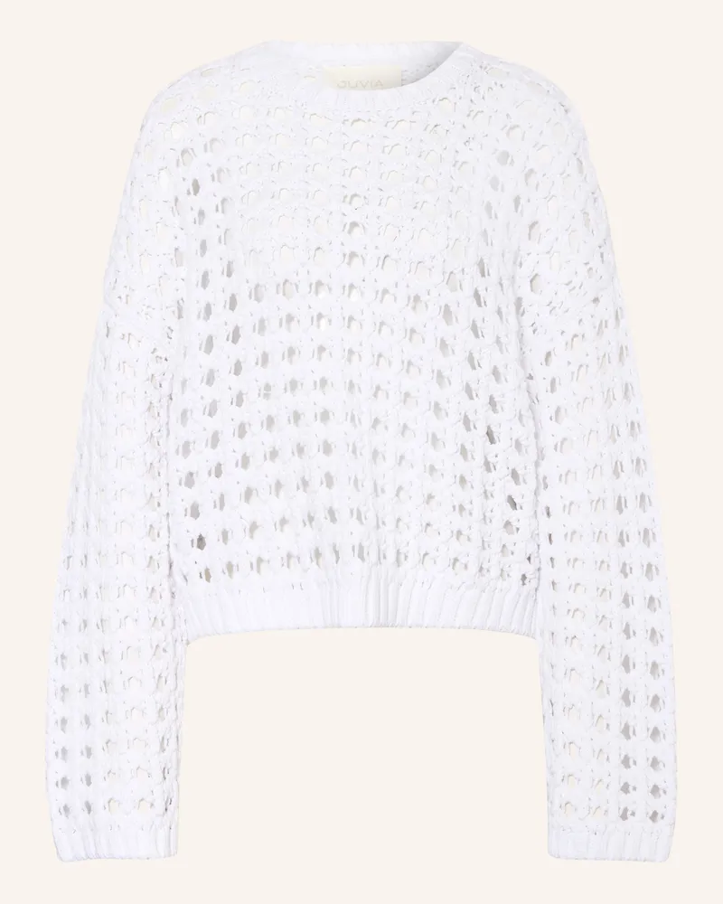 Juvia Pullover Mirja weiss Weiss