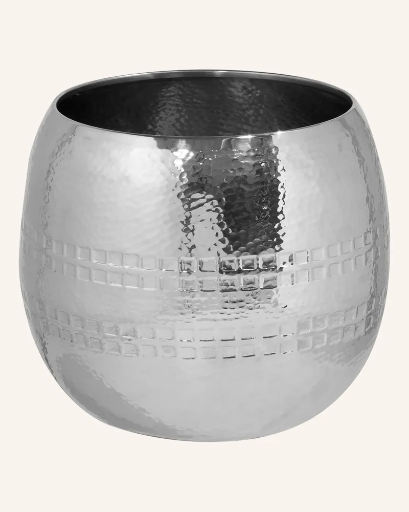 Fink Übertopf, Übertöpfe Carus silber Silber