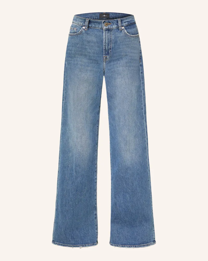 7 for all mankind Wide Leg Jeans Lotta blau Epr