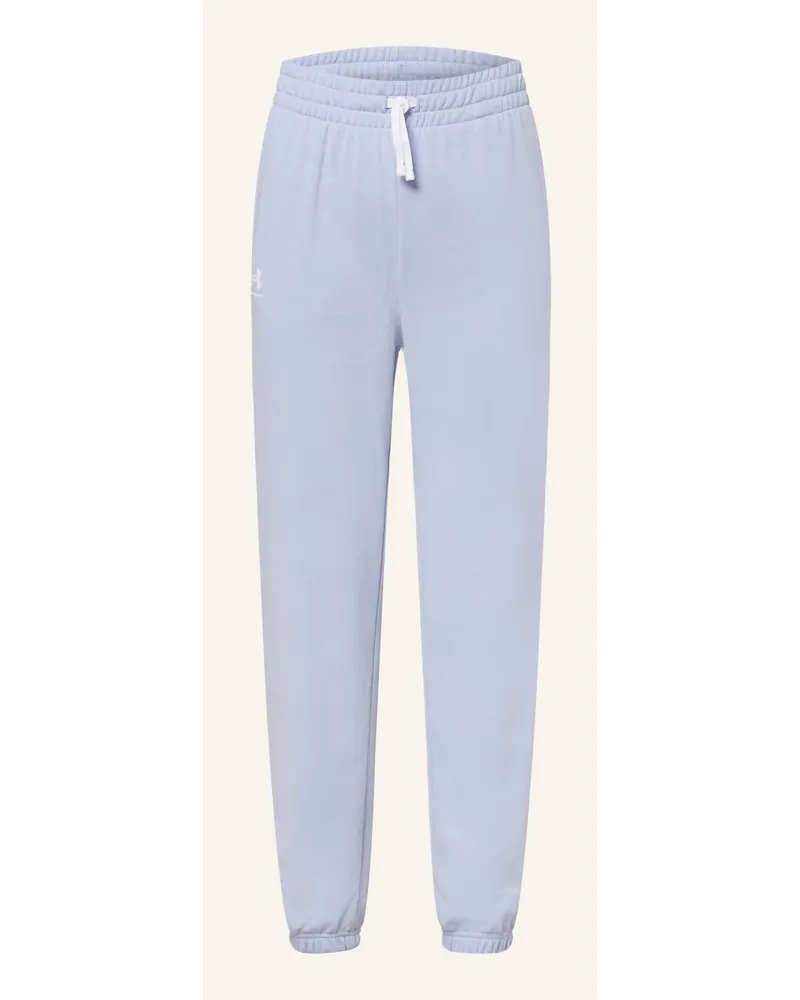 Under Armour Sweatpants UA RIVAL Blau