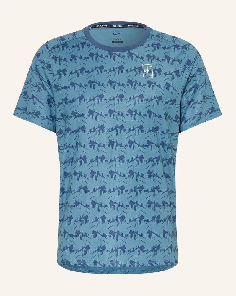 Nike Funktionsshirt Court Advantage blau Petrol