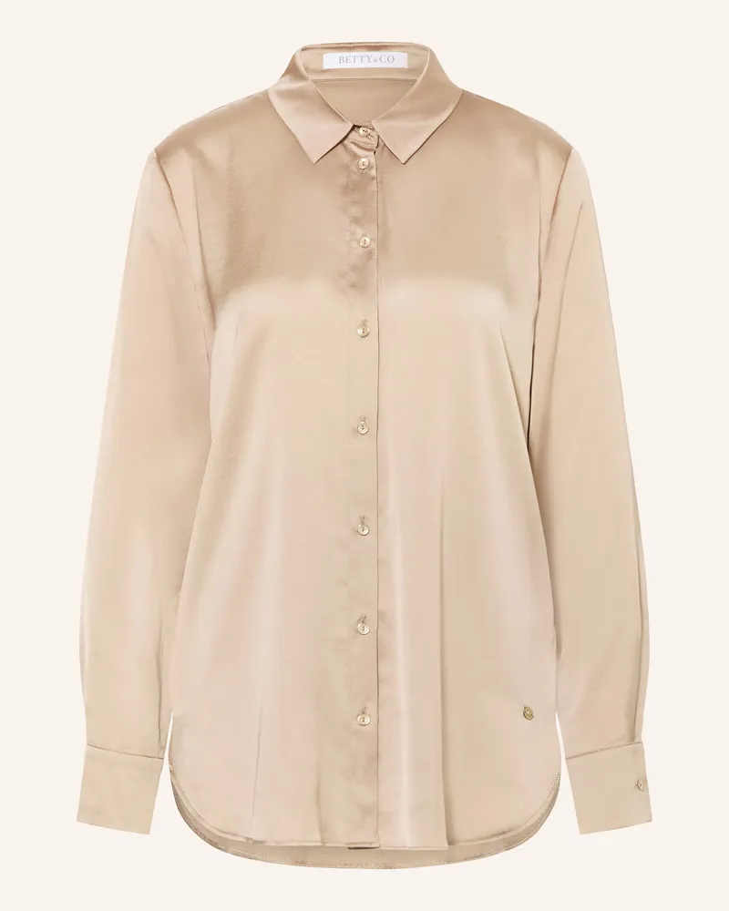 Betty Barclay Hemdbluse Aus Satin beige Beige