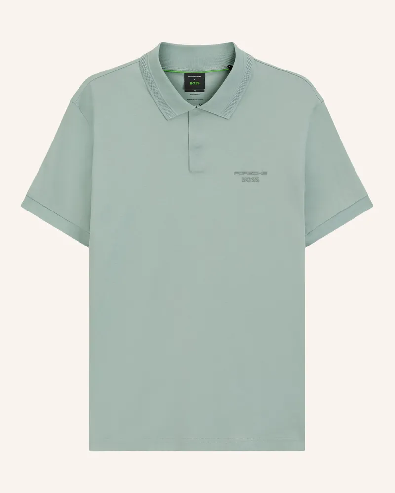 HUGO BOSS Jersey-Poloshirt Spirit 70 Regular Fit gruen Grün