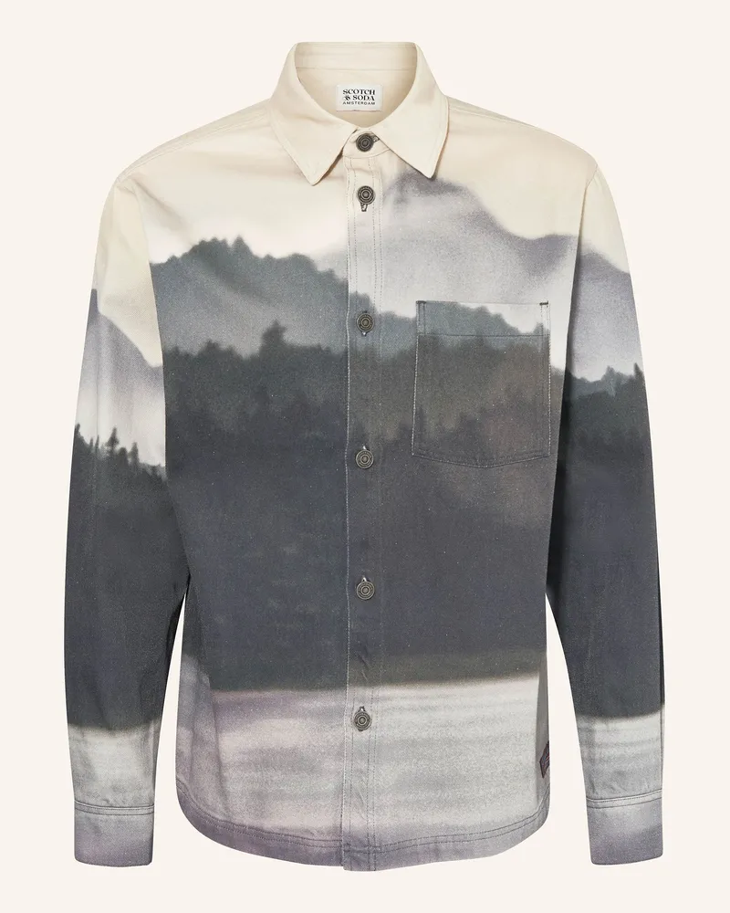 Scotch&Soda Overshirt Dunkelgrau