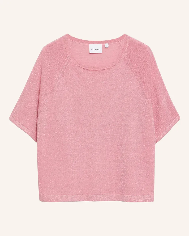 COMMA Strickpullover rosa 
