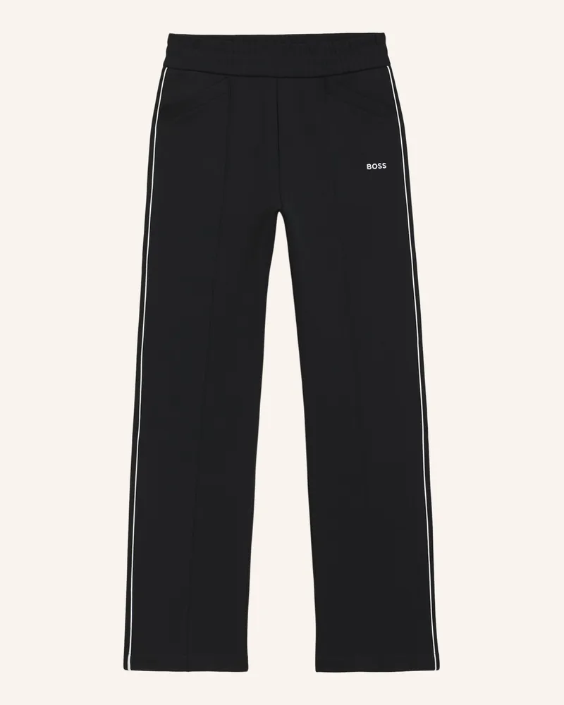 HUGO BOSS Casual Hose ERINA Straight Fit Schwarz