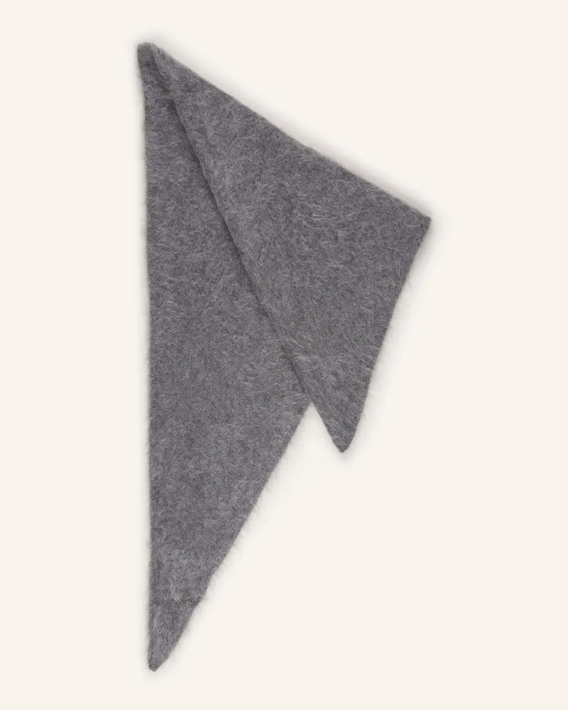 Mrs & HUGS Dreieckstuch Aus Cashmere grau Dunkelgrau