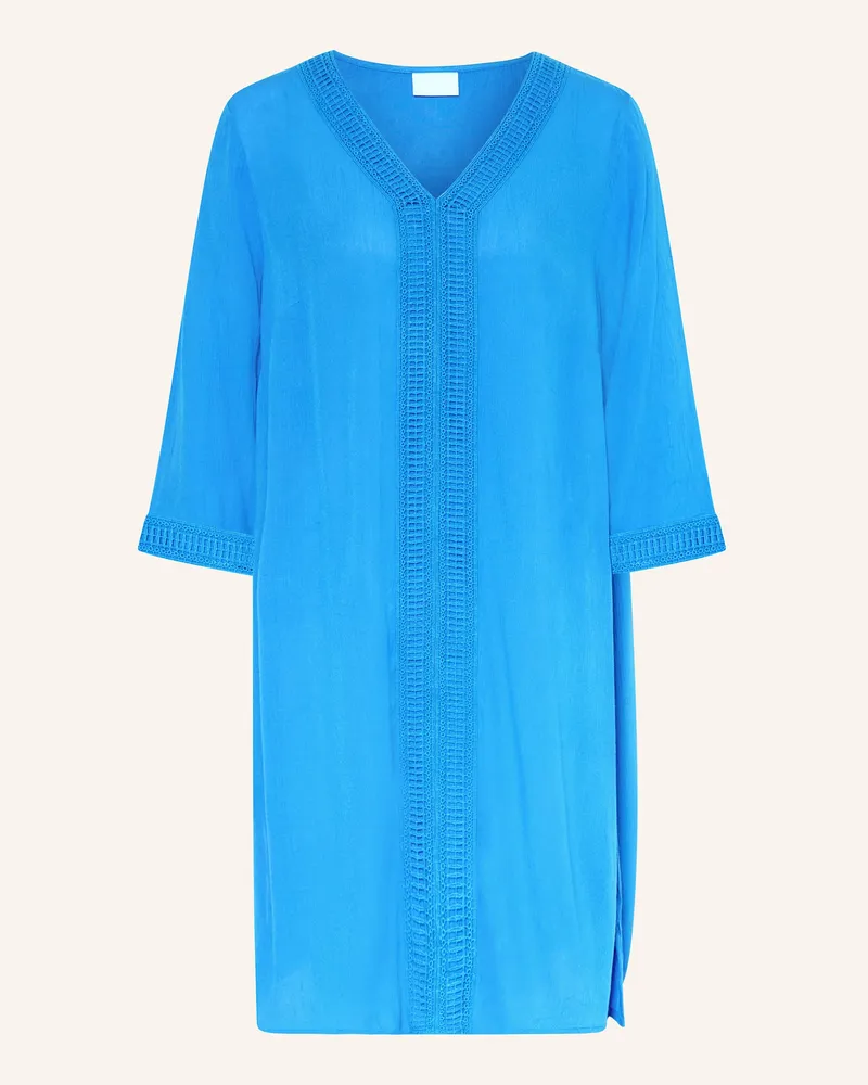 Charmline Strandkleid Mit 3/4-Arm blau Blau