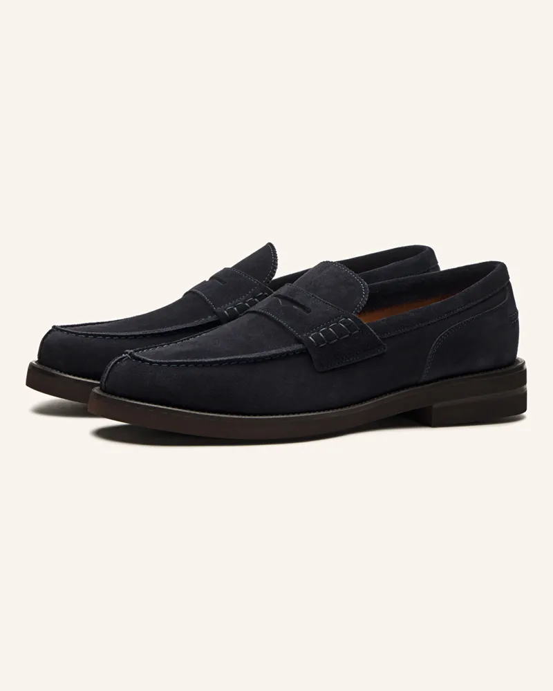 Lottusse Mokassin Daytona blau Blau