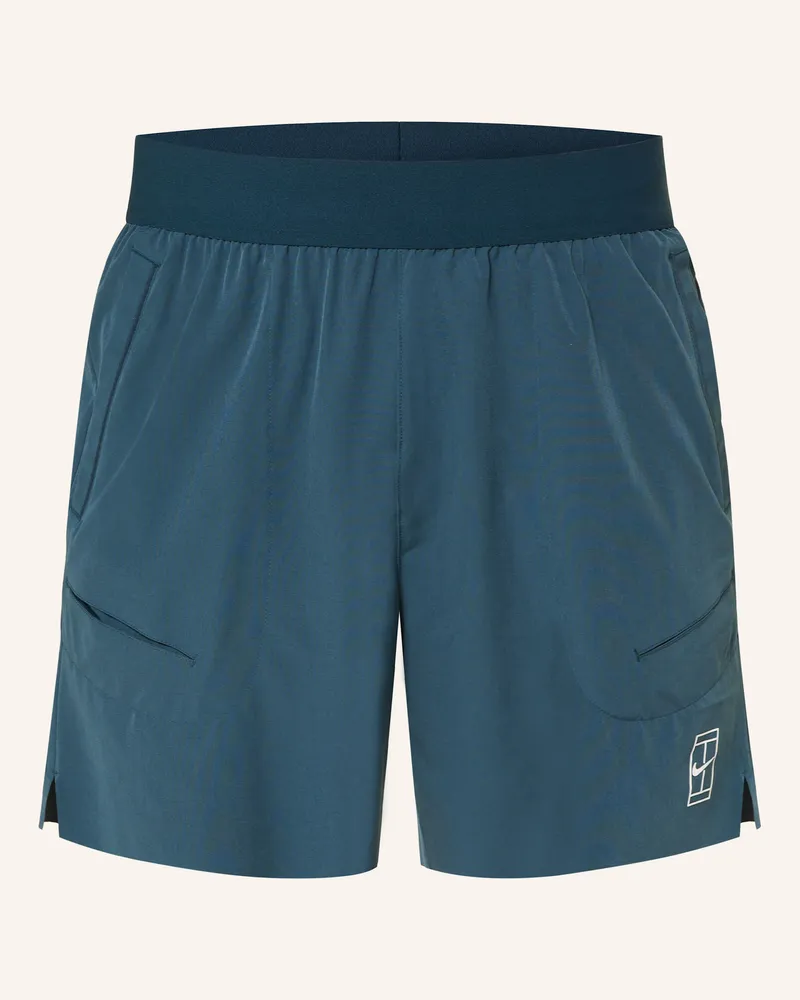 Nike Tennisshorts Court Advantage blau Dunkelblau