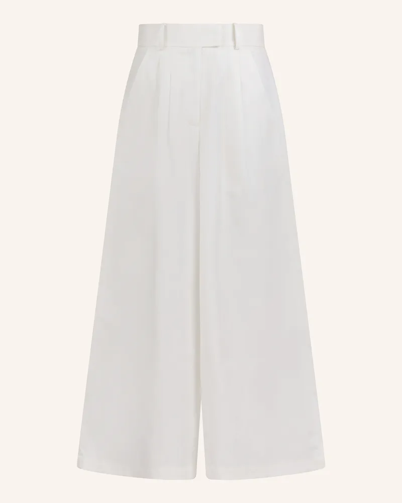Helene Galwas Hochbund Culotte Aus Festem Lyocell Imma weiss Weiss