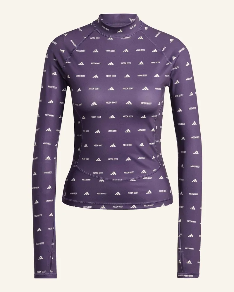 adidas Adidas X Moon Boot Langärmliges Shirt, Eng Anliegend lila Lila