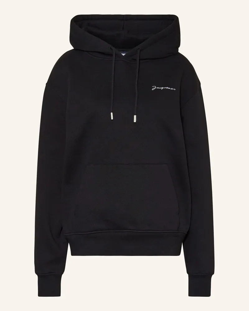 Jacquemus Hoodie LE SWEATSHIRT BRODE Schwarz