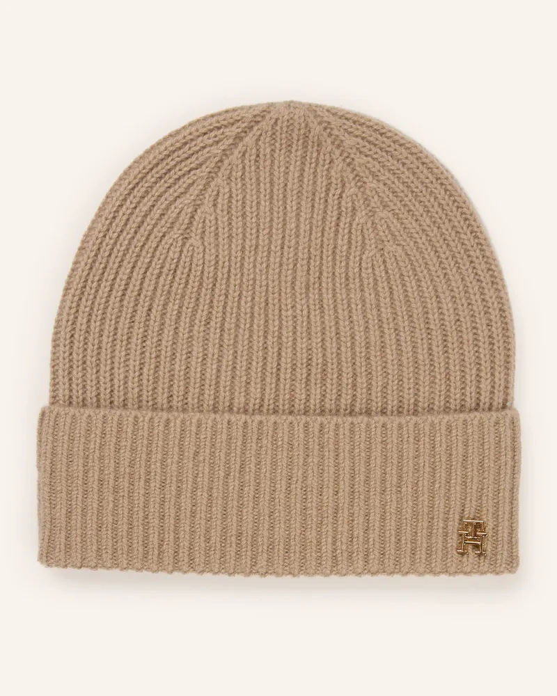 Tommy Hilfiger Cashmere-Mütze beige Beige