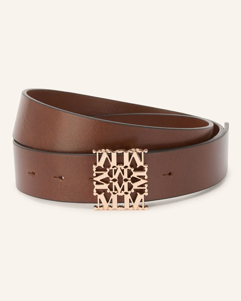 Max Mara Ledergürtel Sumero braun Braun