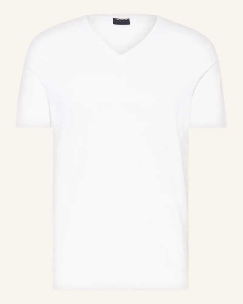 Olymp T-Shirt aus Leinen Ecru