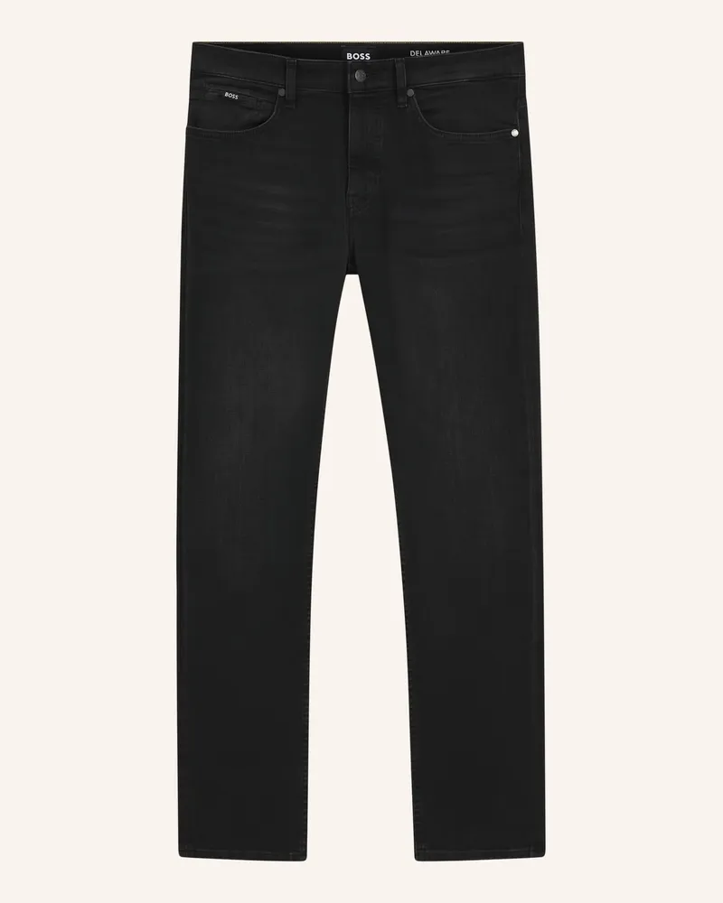 HUGO BOSS Jeans H-Delaware Slim Fit grau Dunkelgrau