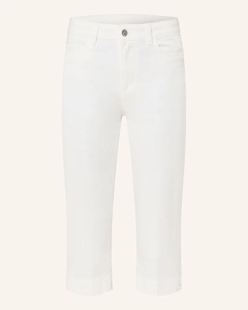 Liu Jo 3/4-Jeans mit Schmucksteinen Weiss