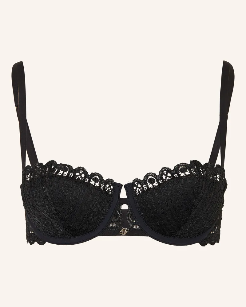 HUGO BOSS Balconette-Bh Guipure schwarz Schwarz