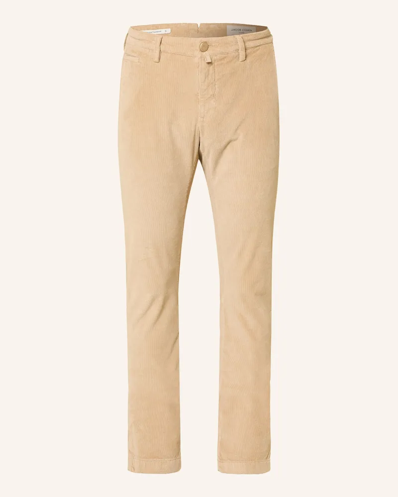 Jacob Cohën Cordhose Bobby Slim Fit braun Beige