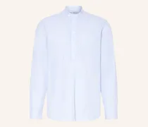 Trachtenhemd Comfort Fit Mit Stehkragen blau