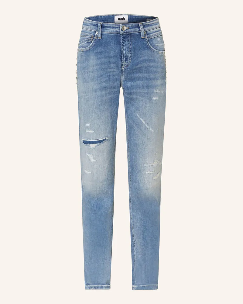 Cambio Boyfriend Jeans KERRY mit Nieten 5188