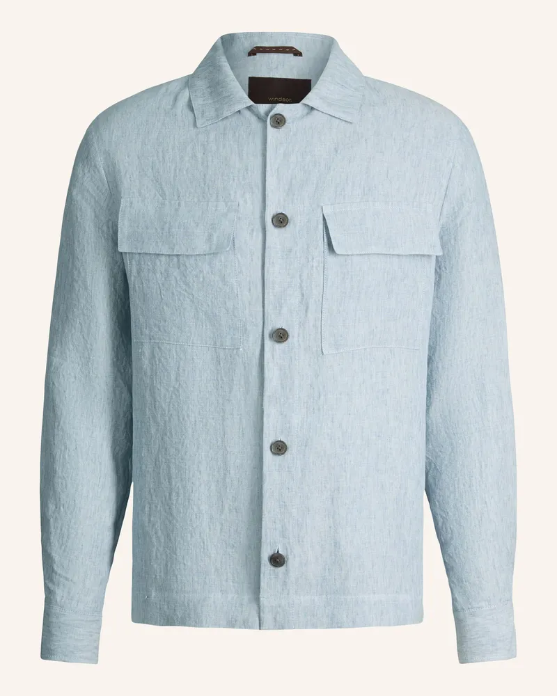 windsor. Overshirt blau Blau