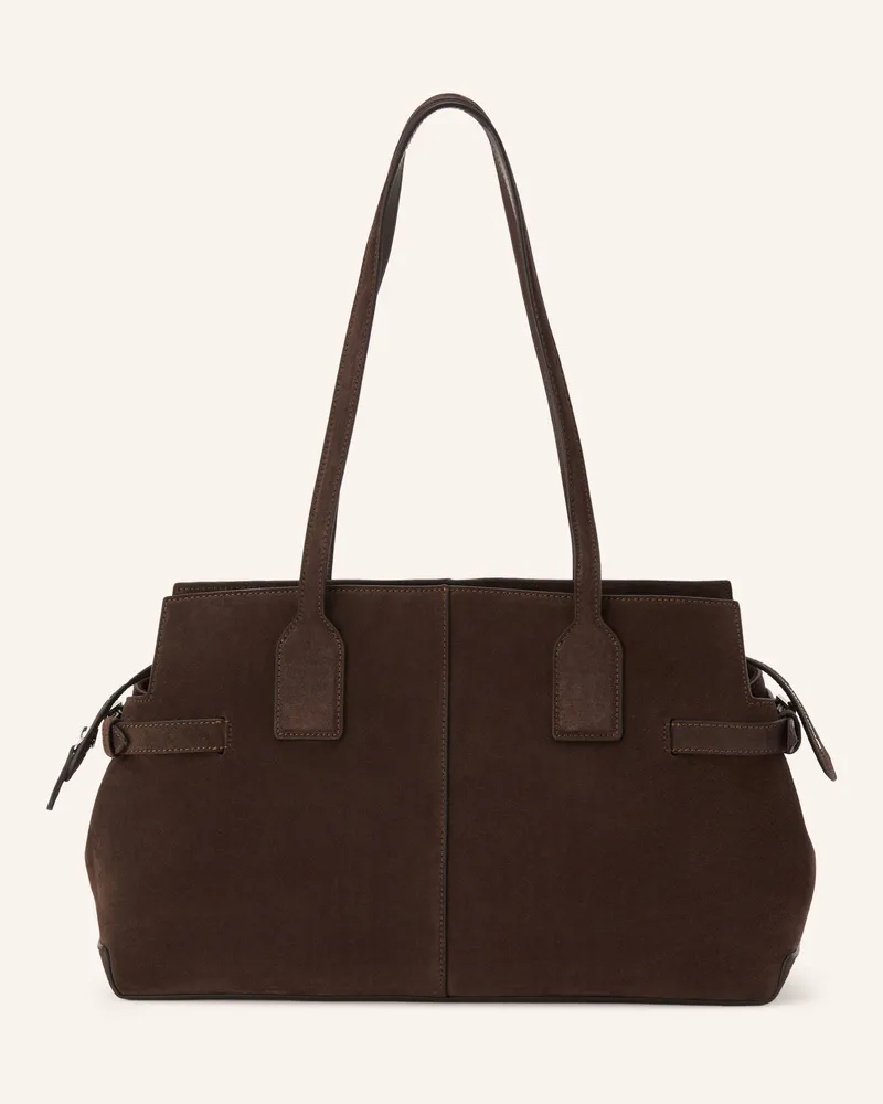 Flattered Schultertasche Lisa braun Dunkelbraun