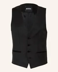 HUGO BOSS Anzugweste HUGE Slim Fit Schwarz