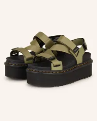 Dr.Martens Plateau-Sandalen - OLIV Gruen